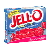 Jell-o Gelatin Dessert Sugar Free Raspberry Low Calorie Left Picture